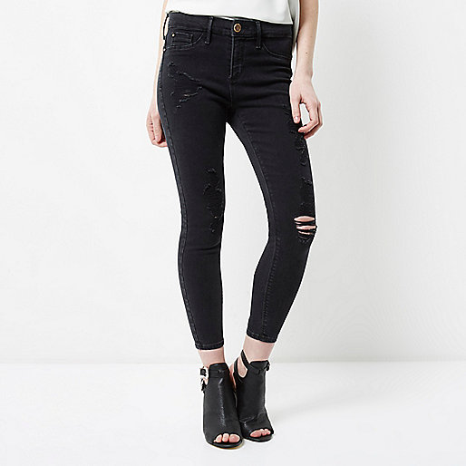 river island velvet heels,jacques-vertuk Womens Suits Petite black Molly ripped jeggings Jeggings Jeans women