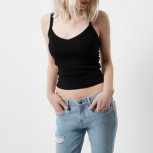 blair jeans river island,jacques-vertuk South Africa Online Shopping Petite black ribbed cami top Cami / Sleeveless Tops Tops women