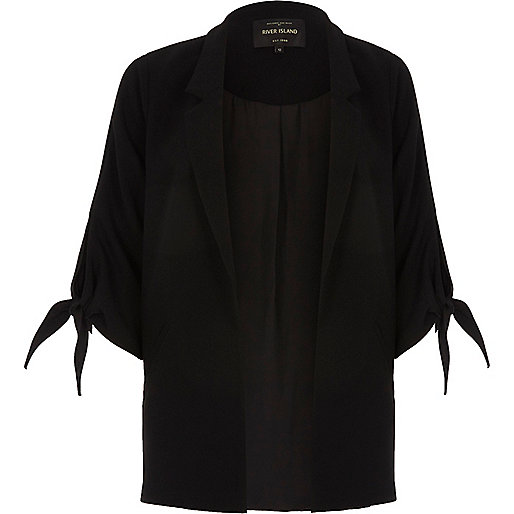 molly skinny jeans river island,jacques-vertuk Ltd Petite black tie sleeve blazer Blazers Coats / Jackets women