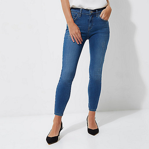 navy handbags river island,jacques-vertuk Dresses Petite blue Amelie super skinny jeans Skinny Jeans Jeans women