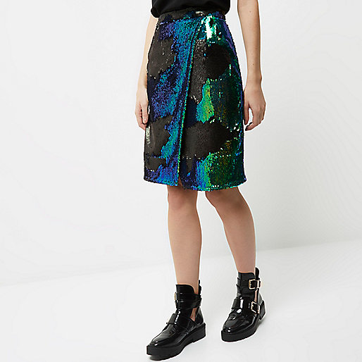 river island longline puffer,Google jacques-vertuk Petite green sequin wrap midi skirt Skirts Sale women