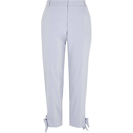 river island sliders,jacques-vertuk UK Petite light blue bow hem pants women 707155