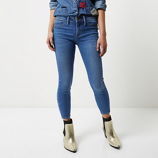 river island night wear,jacques-vertuk Fashion Petite mid blue wash Molly jeggings Jeggings Jeans women