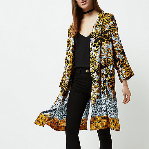 river island quilted shoulder bag,jacques-vertuk South Africa Petite yellow floral print duster coat women 700494