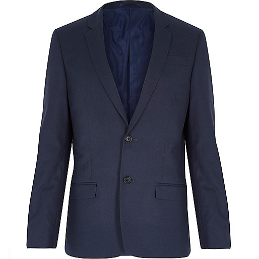 jacques-vertuk Petrol blue slim suit blazer 282762 men Blazers