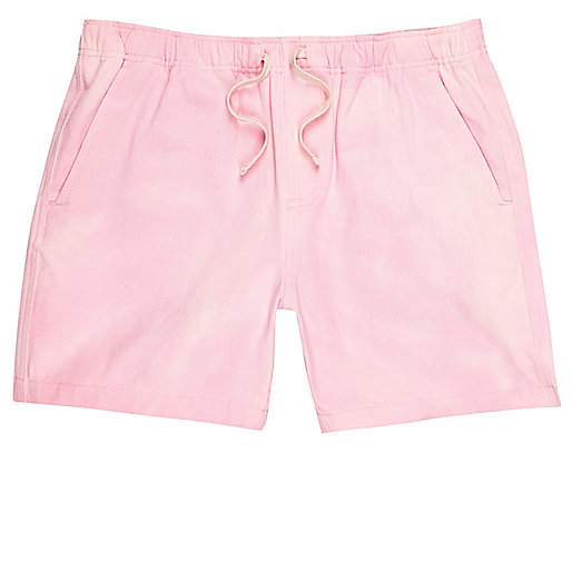 jacques-vertuk Pink acid wash woven shorts 301294 men Shorts