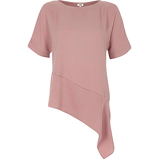 river island sale slippers,jacques-vertuk Dresses Australia Pink asymmetric hem T-shirt Blouses Tops women