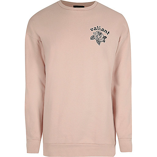 river island holdall,jacques-vertuk Sale Pink back print sweatshirt men 298874