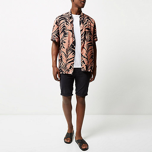 river island wide fit shoes sale,jacques-vertuk Online Store Pink bamboo print short sleeve shirt Shirts Sale men