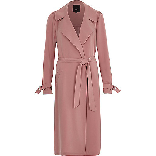 river island cream maxi dress,jacques-vertuk London Pink belted duster trench coat women 702911