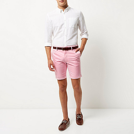 river island long jacket,jacques-vertuk Online Website Pink belted Oxford shorts Shorts Sale men