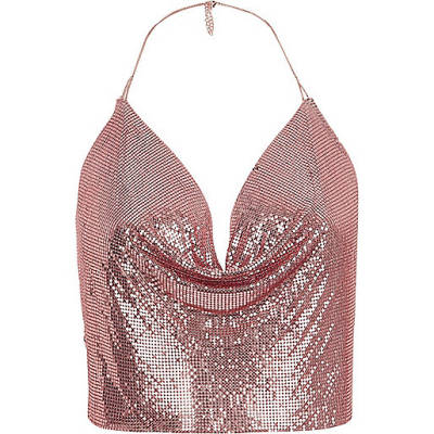 river island platform boots,jacques-vertuk Shop Pink chainmail cowl halter neck harness top women 707614