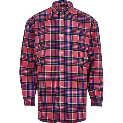 river island patent black boots,jacques-vertuk London Pink check long sleeve oversized shirt men 302121