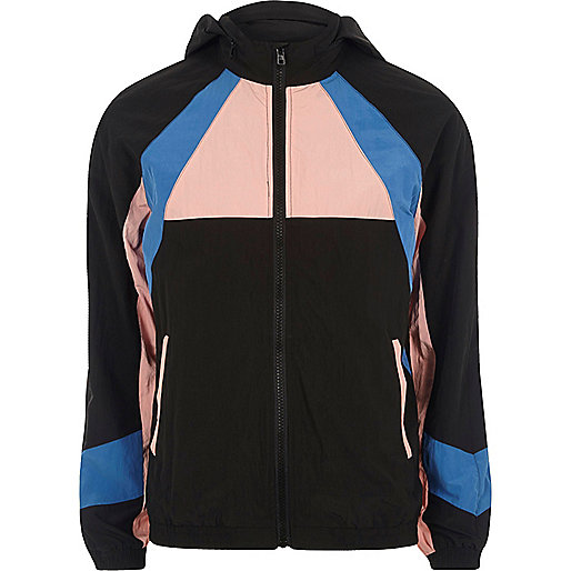 jacques-vertuk Pink color block sports jacket 300870 men Coats / Jackets