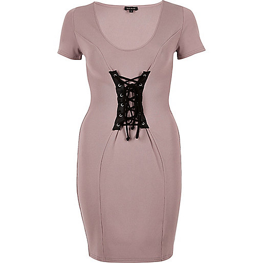 river island coats sale mens,jacques-vertuk Outlet Pink contrast corset bodycon dress women 702221