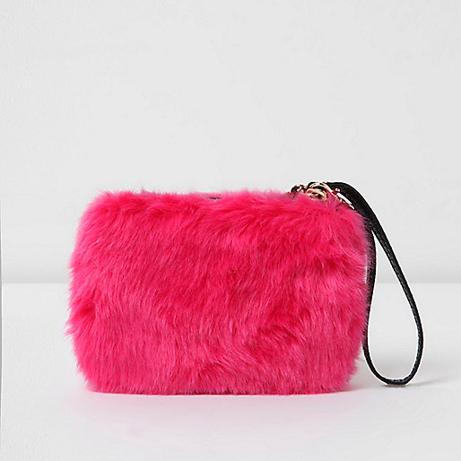 river island snow leopard coat,jacques-vertuk Women S Pink faux fur googly eye pouch Keyrings Accessories women