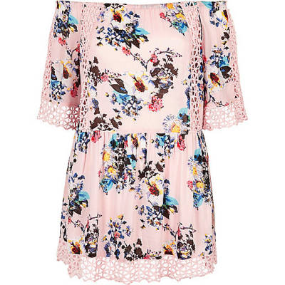 river island baggy jeans,jacques-vertuk London Pink floral bardot cutwork lace beach dress women 703765