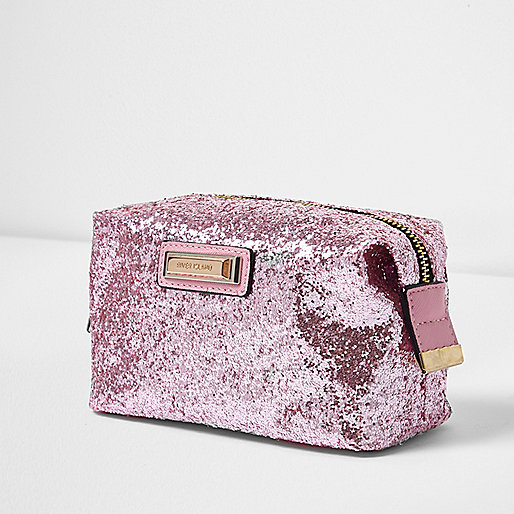 riverisland monogram,jacques-vertuk Dresses Sale Pink glitter make-up bag Make Up Bags Bags / Purses women