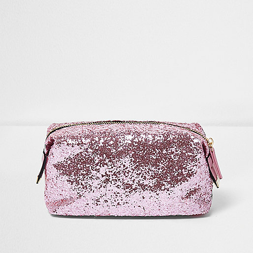 riverisland monogram,jacques-vertuk Dresses Sale Pink glitter make-up bag Make Up Bags Bags / Purses women