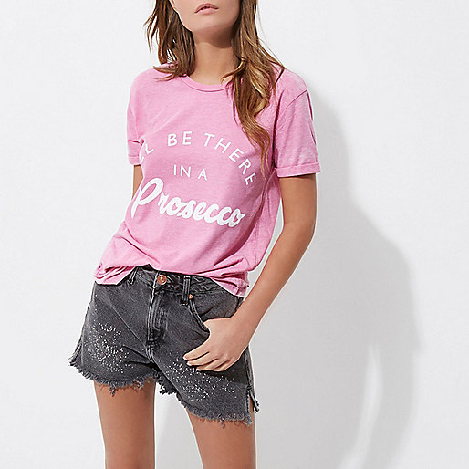 river island wrap knitted maxi dress in beige,jacques-vertuk Clothing Uk Pink 'I'll be there in a prosecco' T-shirt Print T-Shirts / Tanks T-Shirts & Tanks Tops women