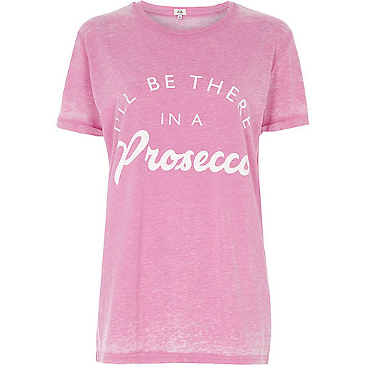 river island plus size dresses,jacques-vertuk Ireland Pink I ll be there in a prosecco T-shirt women 703723