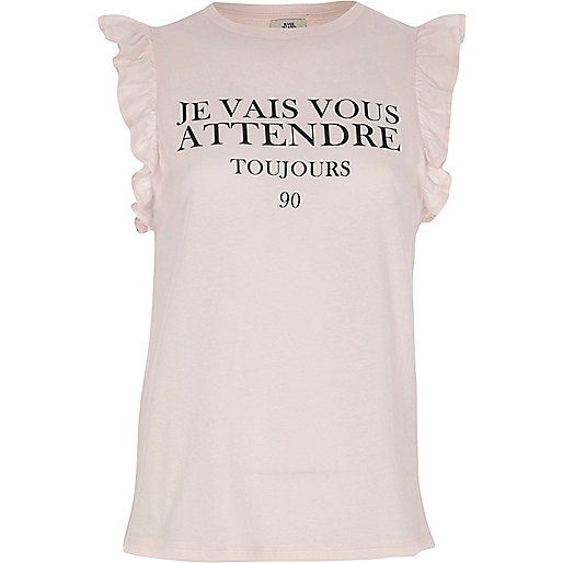 river island skinny jeans,jacques-vertuk South Africa Pink je vous frill sleeve tank top women 707043