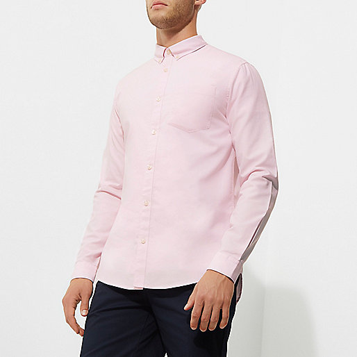 river island super skinny jeans,jacques-vertuk Online Website Pink long sleeve Oxford shirt Long Sleeve Shirts Shirts men