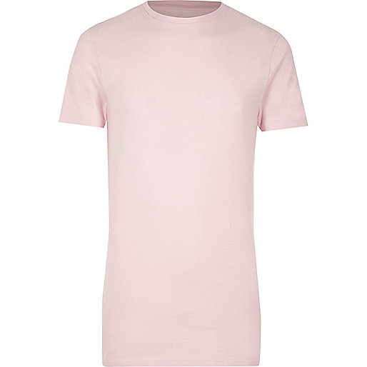 river island sale sandals,jacques-vertuk Website Pink muscle fit longline T-shirt T-Shirts / Tanks Sale men