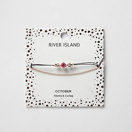 pink river island shoes,jacques-vertuk UK Sale Pink October birthstone chain bracelete women 699712