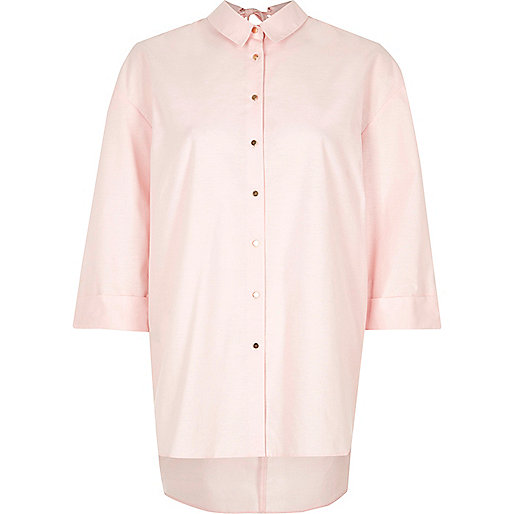 river island heart shaped bag,jacques-vertuk Mens Outfits Pink open back oversized shirt Tops Sale women