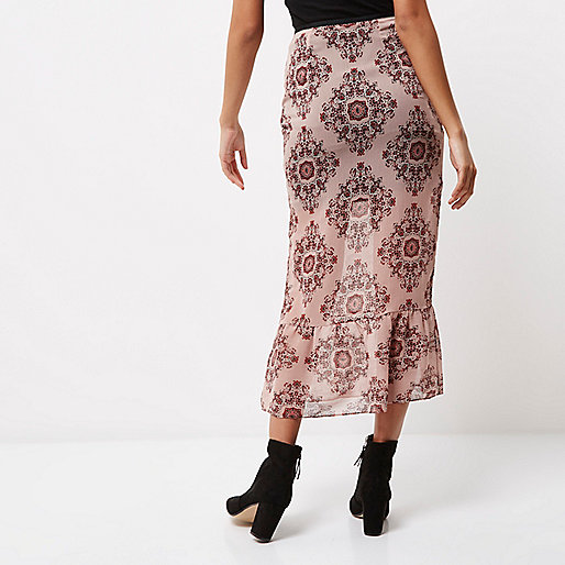 large black river island bag,jacques-vertuk Uk Stores Pink paisley drop hem midi skirt Skirts Sale women