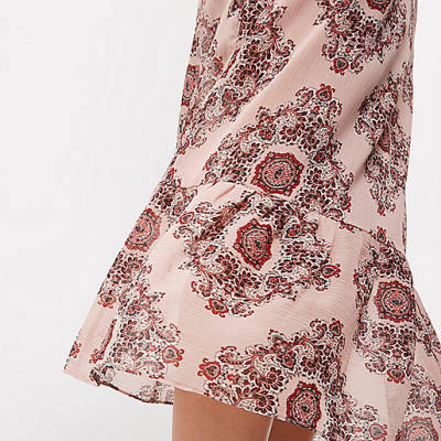 river island buckle boots,jacques-vertuk Outlet Pink paisley drop hem midi skirt women 694728