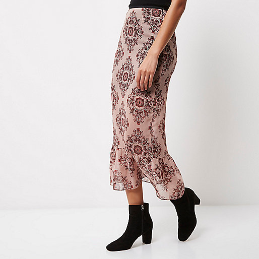 large black river island bag,jacques-vertuk Uk Stores Pink paisley drop hem midi skirt Skirts Sale women