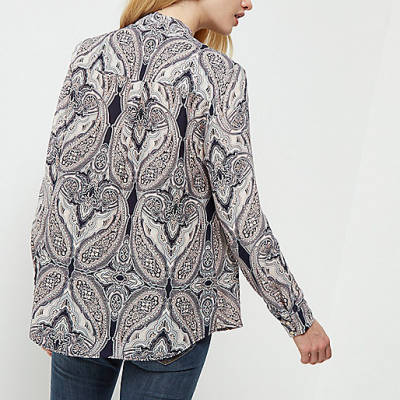 river island womens sale coats,jacques-vertuk E Pink paisley print 2 in 1 blouse Tops Sale women