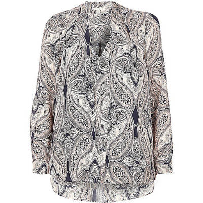 jacques-vertuk Pink paisley print 2 in 1 blouse 698388 women Tops