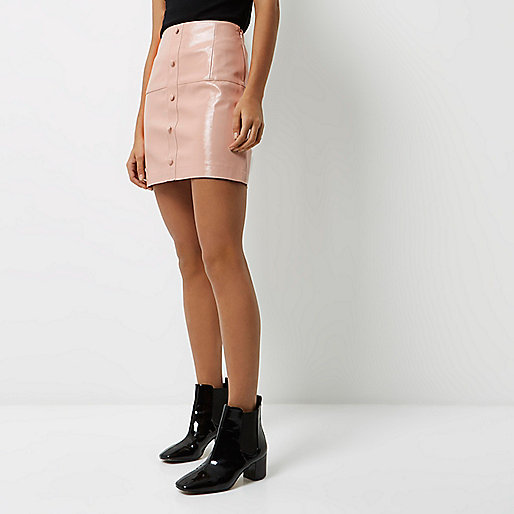 river island shoes and sandals,jacques-vertuk Shop On Line Pink patent buttoned mini skirt Skirts Sale women