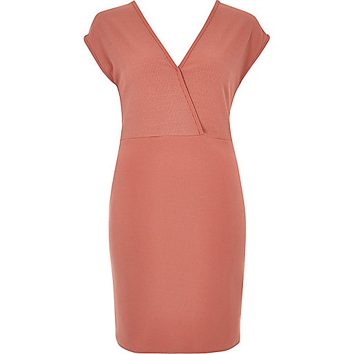 mens jacket river island sale,jacques-vertuk South Africa Pink plunge neck jersey dress women 689509