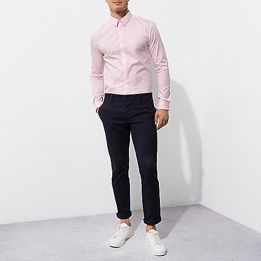 black molly jeans river island,jacques-vertuk 12 Pink poplin long sleeve muscle fit shirt Shirts Sale men