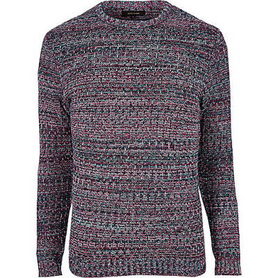 my river island account,jacques-vertuk Shop Pink ribbed knit slim fit sweater men 300675