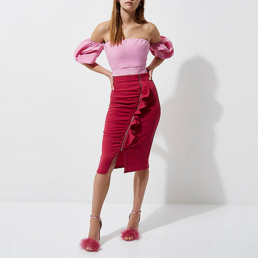 river island diamante cross body bag,jacques-vertuk Town Pink ruched asymmetric zip front pencil skirt Midi Skirts Skirts women