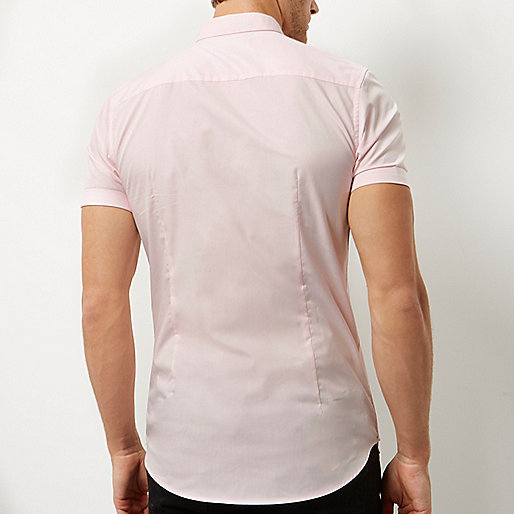 river island molly jeans ebay,jacques-vertuk Ireland Pink short sleeve smart slim fit shirt men 298613