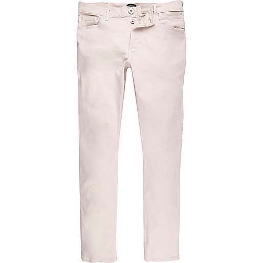 river island purple trousers,jacques-vertuk London Pink Sid skinny jeans men 299708