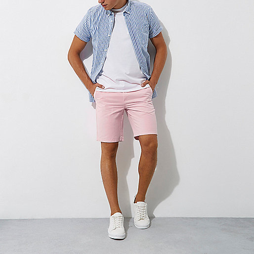 river island spotty dress,New In At jacques-vertuk Pink slim fit chino shorts Smart Shorts Shorts men