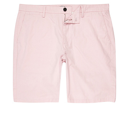 jacques-vertuk Pink slim fit chino shorts 302324 men Shorts Smart Shorts