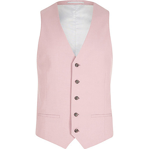 jacques-vertuk Pink suit vest 299145 men Suits Waistcoats