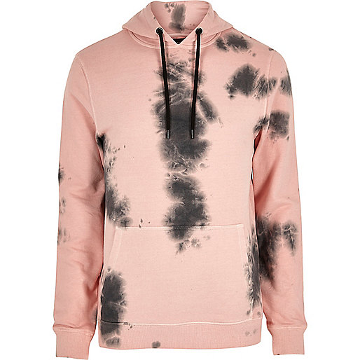 jacques-vertuk Pink tie dye hoodie 300602 men Hoodies / Sweatshirts