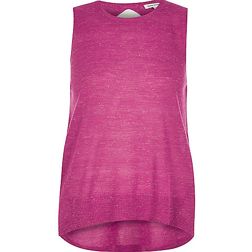 jacques-vertuk Pink wrap back top 683684 women Knitwear