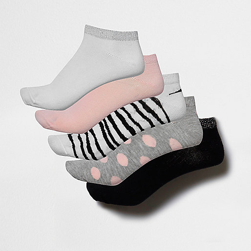 river island black patent shoes,jacques-vertuk Dresses New Arrivals Pink zebra and spotted sneaker socks pack Tights & Socks women