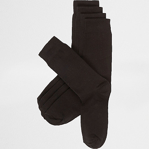 jacques-vertuk Plain black socks multipack 290744 men Underwear Socks