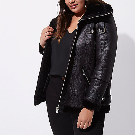 river island black and tan bag,jacques-vertuk In Store Sale Plus black aviator jacket Jackets Coats / Jackets women